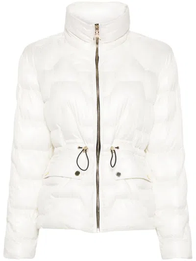 Patrizia Pepe Quilted Jacket In White