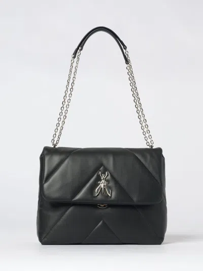 Patrizia Pepe Quilted Leather Bag In Black