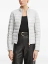 Patrizia Pepe Quilted Zip-front Jacket In Multi