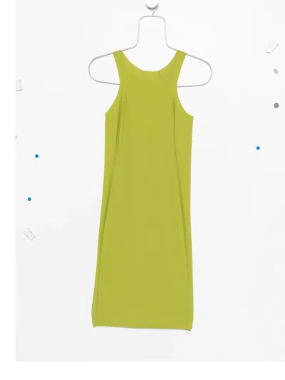 Patrizia Pepe Racer-back Sleeveless Dress In Burgundy