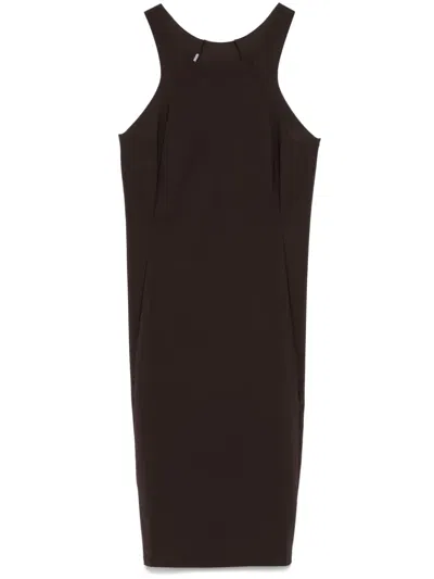 Patrizia Pepe Racerback Mini In Brown