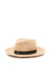 Patrizia Pepe Raffia Sun Hat In Neutrals