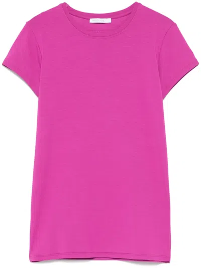 Patrizia Pepe Raised-logo T-shirt In Pink