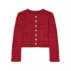 Patrizia Pepe Red Polyester Blazer In Red