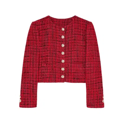 Patrizia Pepe Red Polyester Blazer