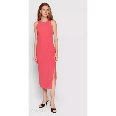 Patrizia Pepe Red Polyester Casual Dress In Pink