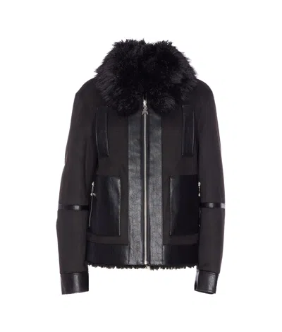 Patrizia Pepe Reversible Jacket In Black