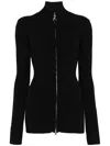 Patrizia Pepe Gerippter Cardigan In Schwarz