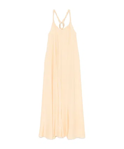 Patrizia Pepe Ring Hardware Detailed Maxi Dress