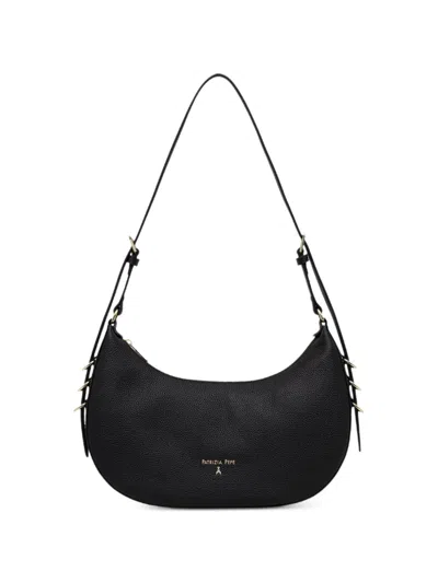 Patrizia Pepe Rings Shoulder Bag In Black