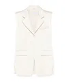 Patrizia Pepe Satin-finish Waistcoat
