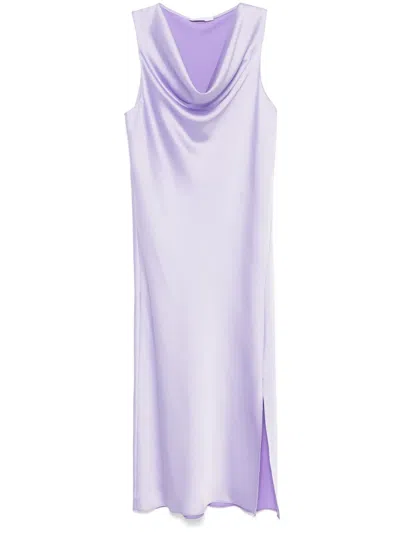 PATRIZIA PEPE SATIN MIDI DRESS