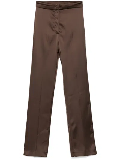 PATRIZIA PEPE SATIN TROUSERS