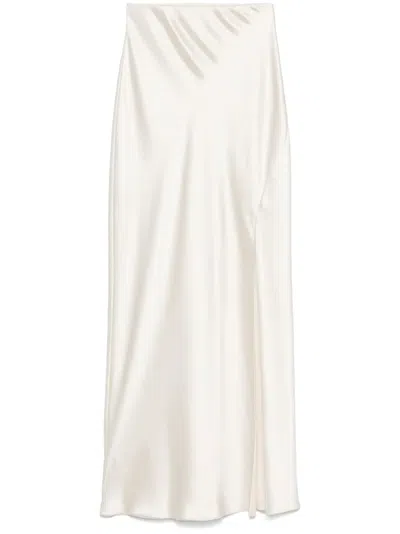 PATRIZIA PEPE SATINED MAXI SKIRT