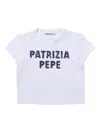 Patrizia Pepe Sequin-embellished Logo T-shirt In Burgundy