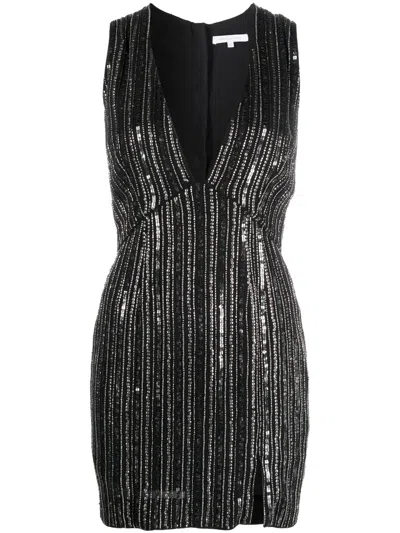 Patrizia Pepe Minikleid Mit Pailletten In Black