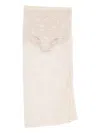 Patrizia Pepe Sequin Pencil Skirt In White