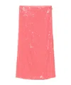 Patrizia Pepe Sequined Midi Skirt