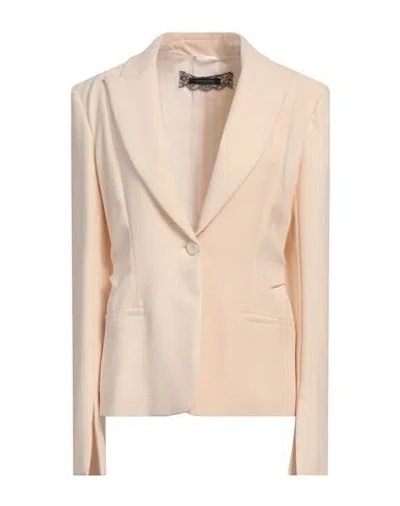 Patrizia Pepe Sera Woman Blazer Beige Size 10 Polyester, Elastane