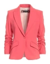 Patrizia Pepe Sera Woman Blazer Fuchsia Size 8 Polyester, Elastane In Pink