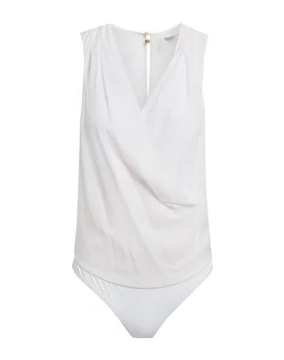Patrizia Pepe Sera Woman Bodysuit Light Pink Size 4 Silk, Polyamide, Elastane