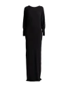 Patrizia Pepe Sera Woman Maxi Dress Black Size 3 Acetate, Polyamide, Elastane In Black