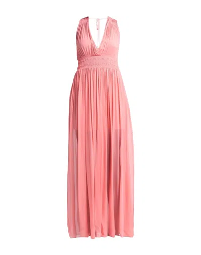 Patrizia Pepe Sera Long Dresses In Red