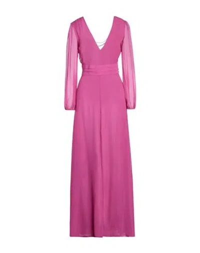 Patrizia Pepe Sera Woman Maxi Dress Magenta Size 6 Polyester