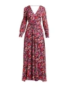 Patrizia Pepe Sera Woman Maxi Dress Plum Size 8 Viscose