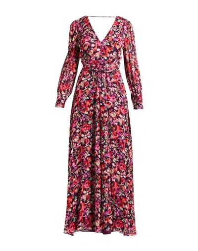 Patrizia Pepe Sera Woman Maxi Dress Plum Size 8 Viscose