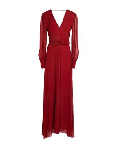 Patrizia Pepe Sera Woman Maxi Dress Red Size 10 Viscose