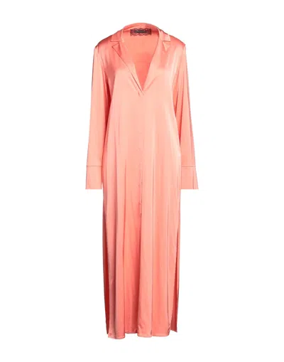 Patrizia Pepe Sera Long Dresses In Pink