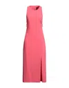 Patrizia Pepe Sera Midi Dresses In Red