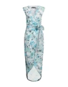 Patrizia Pepe Sera Woman Midi Dress Sky Blue Size 4 Viscose