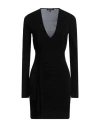 Patrizia Pepe Sera Woman Mini Dress Black Size 0 Acetate, Polyamide, Elastane