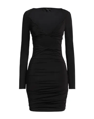 Patrizia Pepe Sera Woman Mini Dress Black Size 2 Polyamide, Elastane