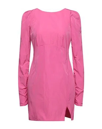 Patrizia Pepe Sera Short Dresses In Pink