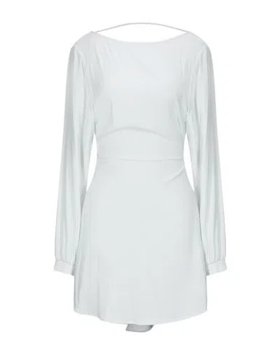 Patrizia Pepe Sera Short Dresses In Grey