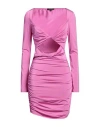 Patrizia Pepe Sera Woman Mini Dress Magenta Size 3 Polyamide, Elastane
