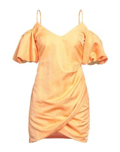 Patrizia Pepe Sera Woman Mini Dress Orange Size 2 Polyester