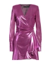 Patrizia Pepe Sera Woman Mini Dress Purple Size 2 Polyester In Purple