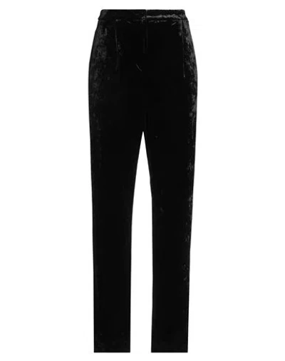 Patrizia Pepe Sera Woman Pants Black Size 8 Polyester, Elastane