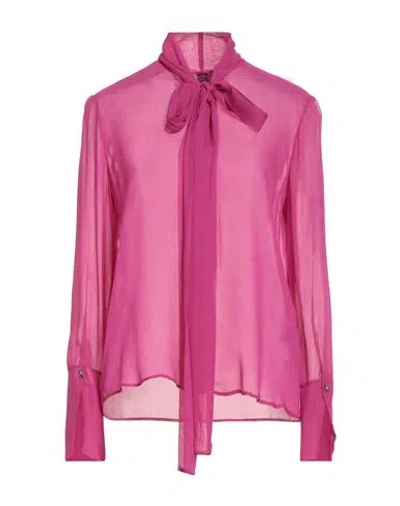Patrizia Pepe Sera Woman Shirt Fuchsia Size 6 Viscose In Pink