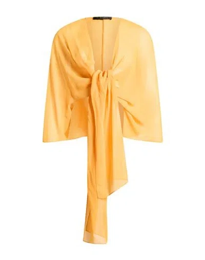 Patrizia Pepe Sera Woman Shrug Orange Size Onesize Polyester