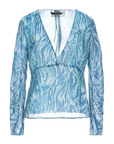 Patrizia Pepe Sera Blouses In Blue