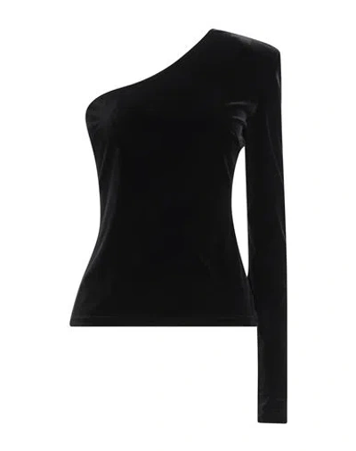 Patrizia Pepe Sera Woman Top Black Size 0 Polyester, Elastane