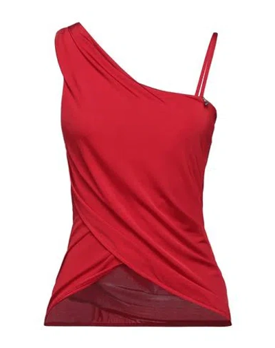 Patrizia Pepe Sera Woman Top Red Size 1 Viscose, Elastane