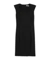 Patrizia Pepe Panelled Mini Dress In Black