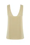 PATRIZIA PEPE SHINY SATIN BLOUSE