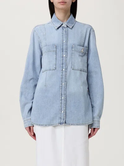 Patrizia Pepe Shirt  Woman Color Blue